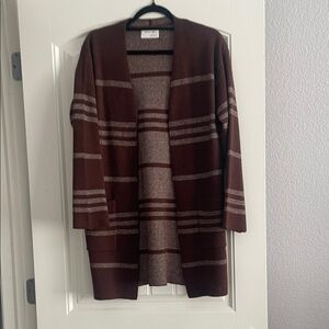 Active USA Brown Striped Sweater